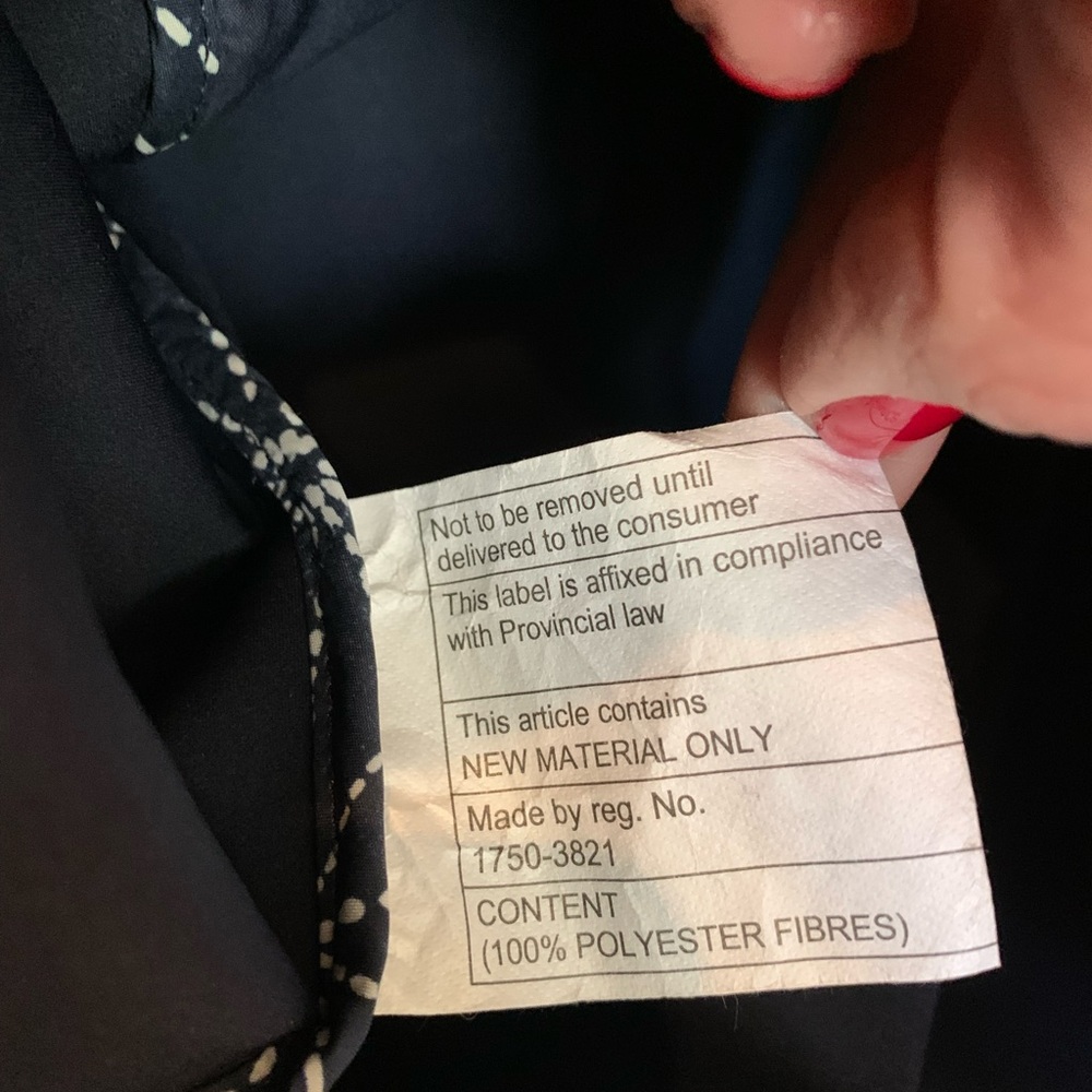 LULULEMON Cardigan and Again Starburst Navy & White Quilted Jacket Size 10 - Picture 8 of 9
